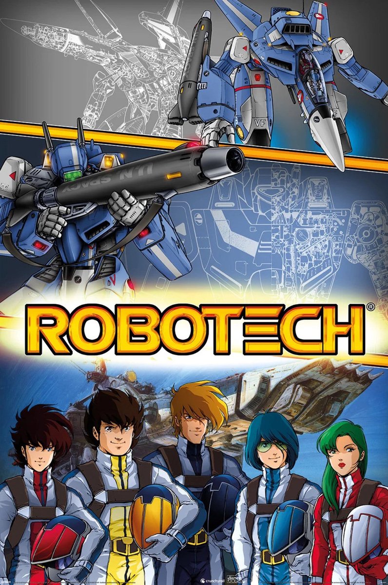 Pyramid Poster Robotech Vf Crew 61x91,5cm Divers