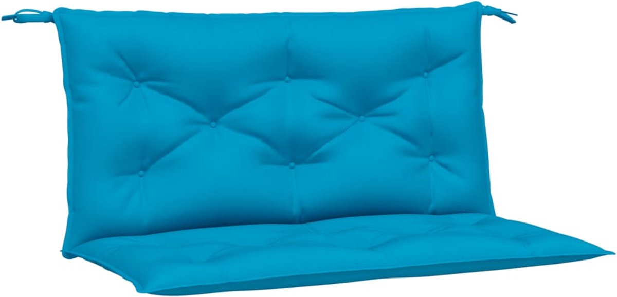 vidaXL - Tuinbankkussens - 2 - st - 100x50x7 - cm - oxford - stof - lichtblauw