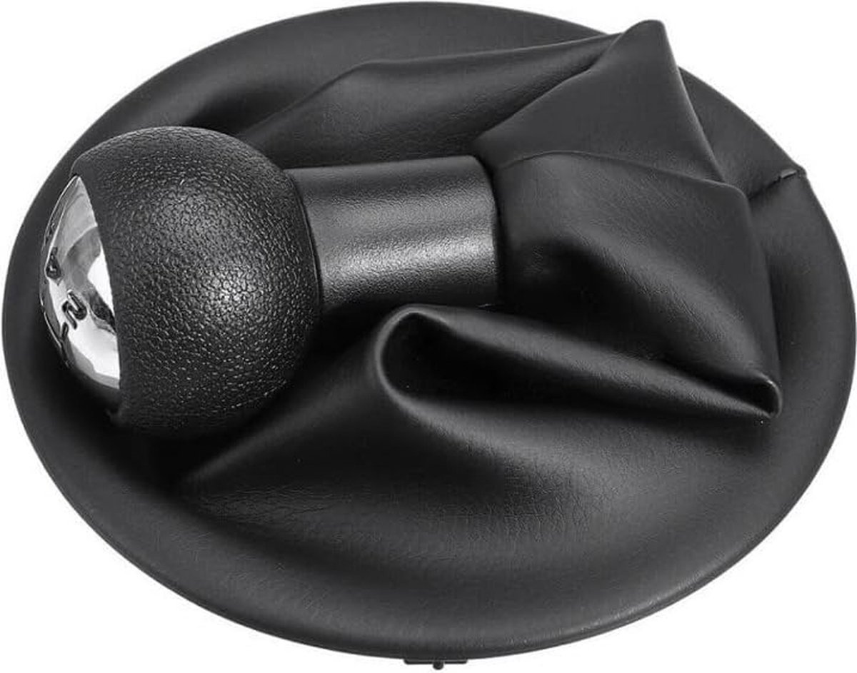 Schakelhendel handbal-geïntegreerde knop met stofkap-Citroen Berlingo III passend voor Peugeot Partner 2008-2021 - zwart