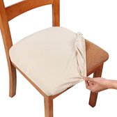 Stretch spandex jacquard eetkamerstoel stoelhoezen, afneembaar, wasbaar, anti-stof eetkamerstoel zitkussen, hoezen
