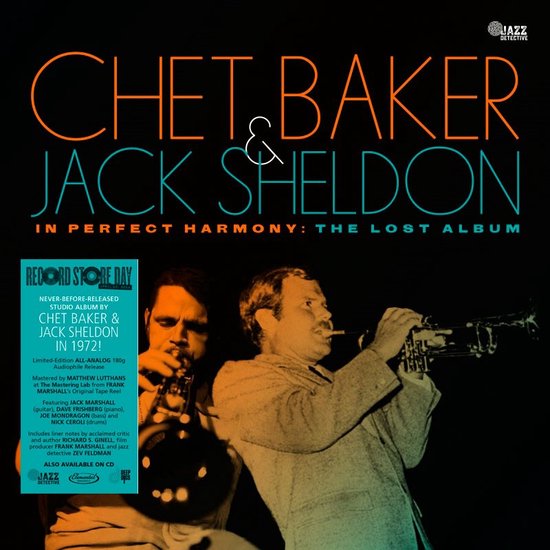 Chet Baker & Jack Sheldon – In Perfect Harmony: The Lost Album (RSD2024 LP)