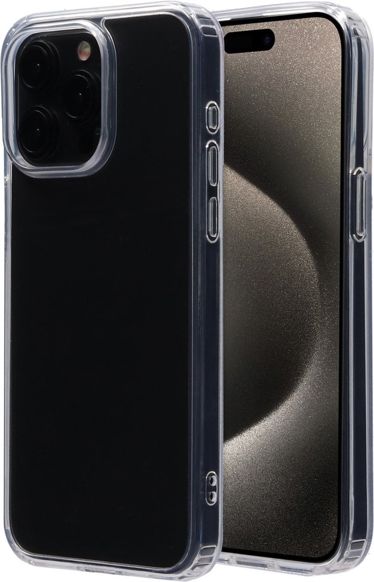 Mobiparts hoesje geschikt voor Apple iPhone 15 Pro Max - Hardcover - Transparant