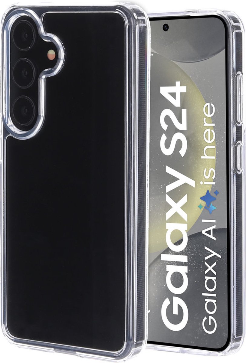 Mobiparts hoesje geschikt voor Samsung Galaxy S24 - Hardcover - Transparant