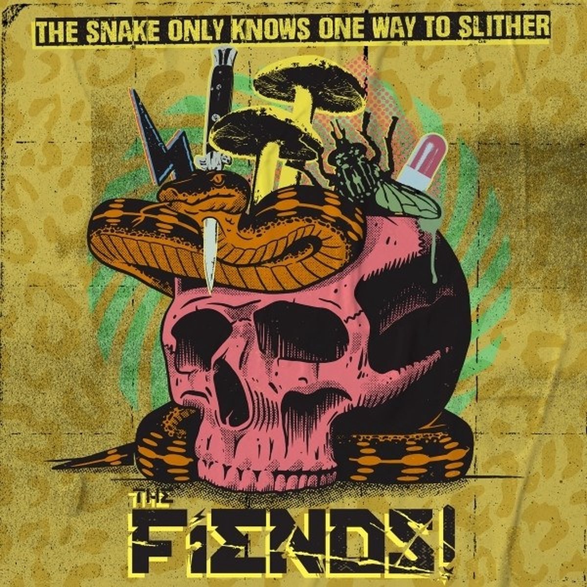 The Fiends! - The Snake Only Knows One Way To Slither (10" LP) (Coloured Vinyl)