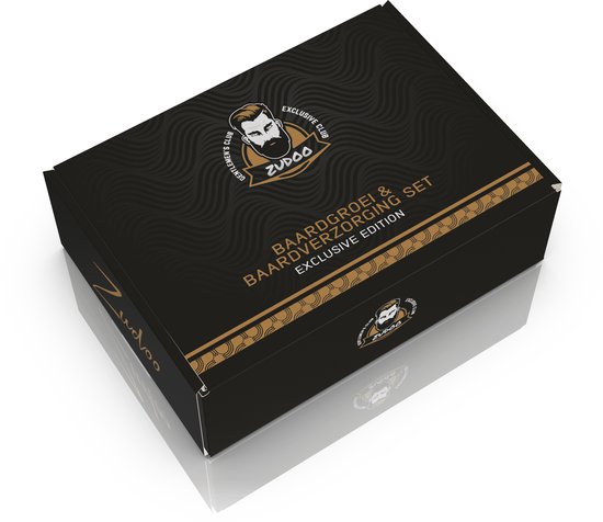 Zudoo's Baardverzorging - Medium Set met Derma Roller - Baard olie - Balsem - Baard Kam en Opbergzak