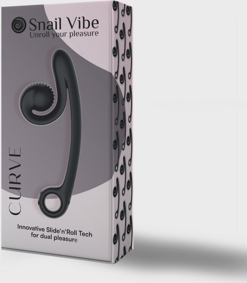 Snail Vibe Curve Duo Vibrator - Zwart
