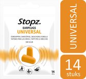 stopz. Bouchons d'oreilles Universal - Dormir - Travail - Voyages - Fête (14 pièces)