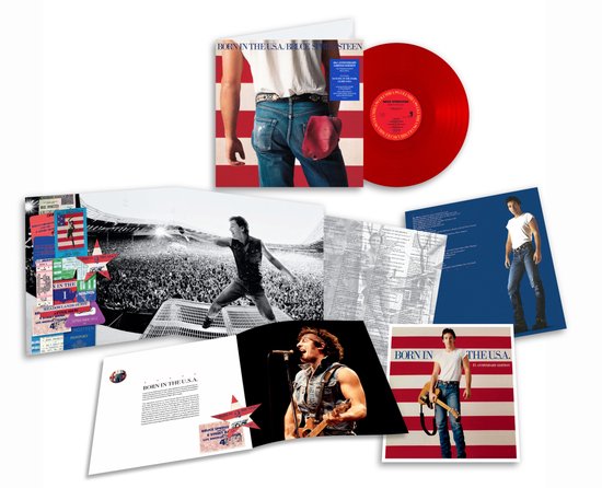 Foto: Bruce springsteen born in the u s a 40th anniversary edition red vinyl 