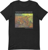 Vincent van Gogh 'De Rode Wijngaard' ("The Red Vineyard") Beroemd Schilderij T-Shirt | Unisex Klassiek Kunst T-shirt | Zwart Heather | XL