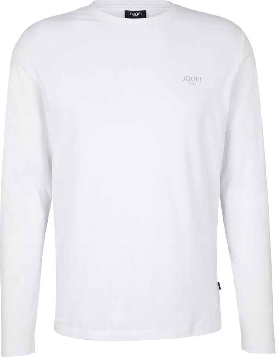 Joop! Heren Longsleeve ALPHIS regular fit Wit S Ronde Hals Volwassenen