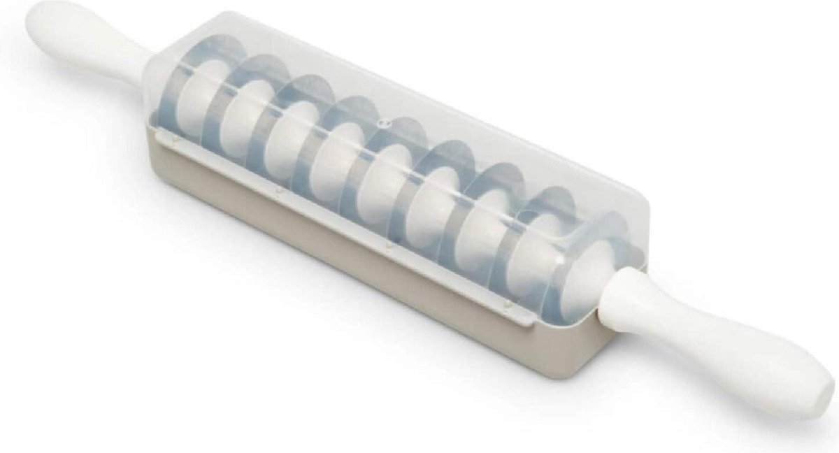Lot De 3 Rouleaux à Pâtisserie Creux En Acier Inoxydable 430 - 20, 25 Et 30 Cm, Légers Et Ergonomiques