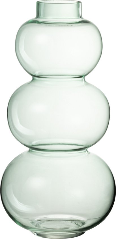 J-Line vase Boule - verre - vert - large - 36 cm de hauteur