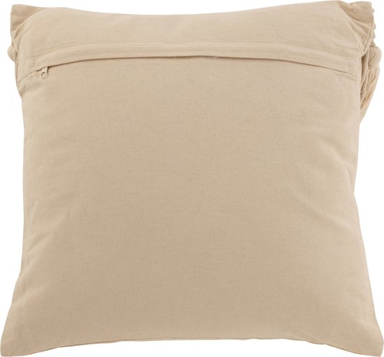 J-Line coussin Cosy - coton - beige - small