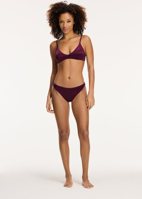 Shiwi Bikini set LOU SCOOP SET - shiny purple - 38