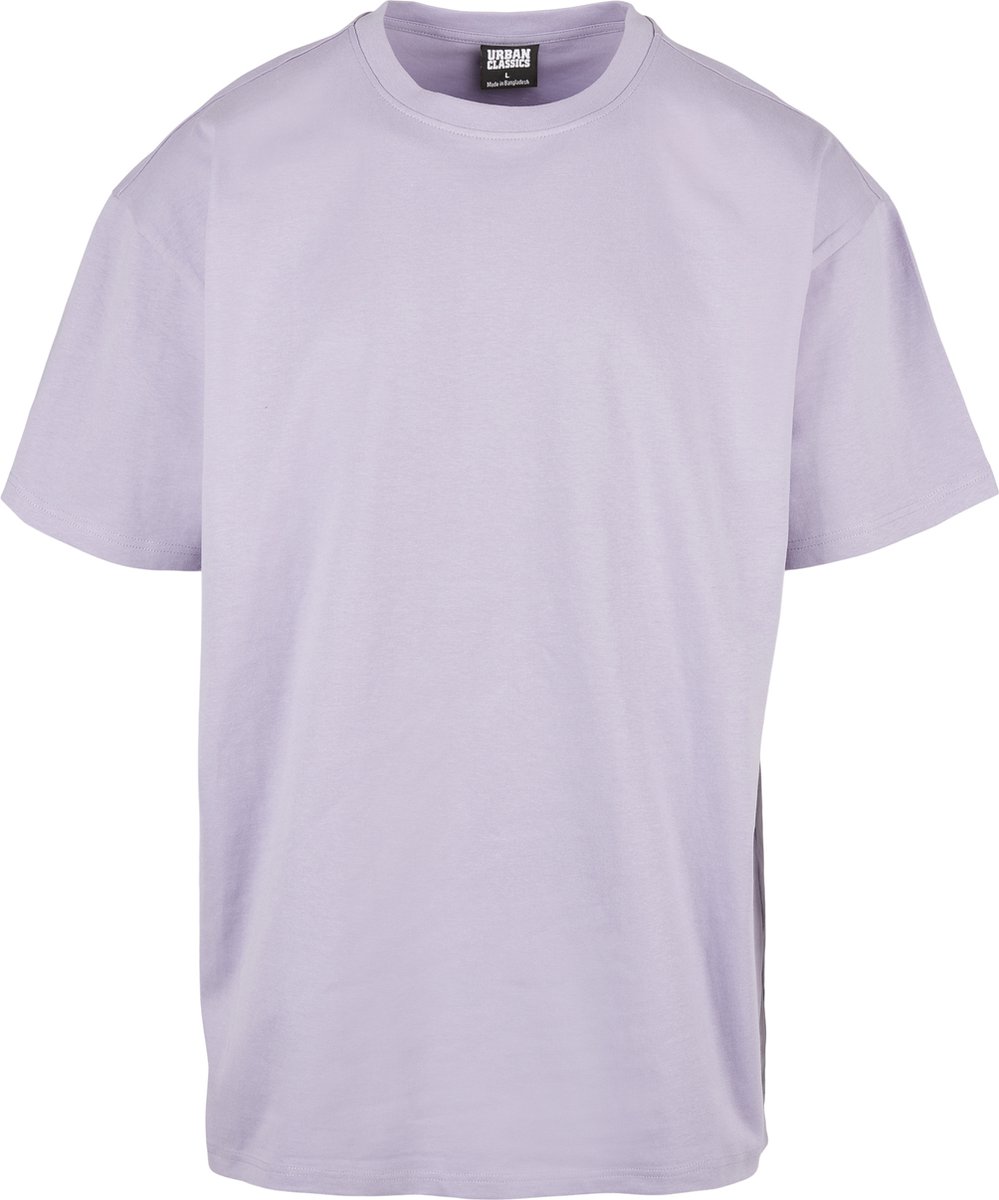Urban Classics Heavy Oversized Heren Tshirt 3XL Paars