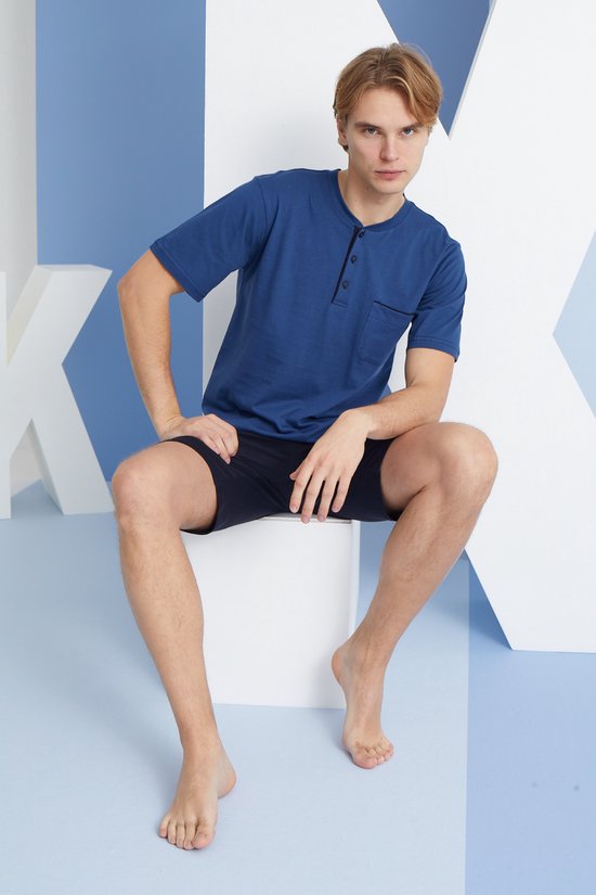 T-Shirt & Shorts Set René / Indigo kleur / maat S
