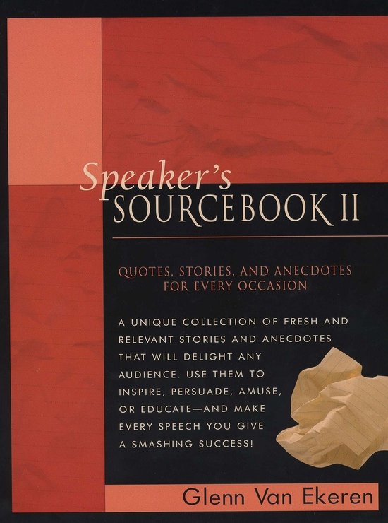 Speaker's Sourcebook II - cover