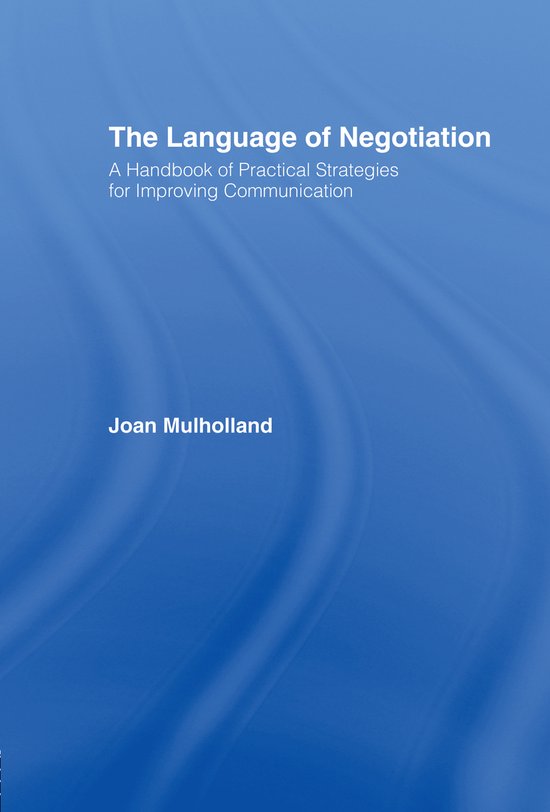 The Language of Negotiation - cover