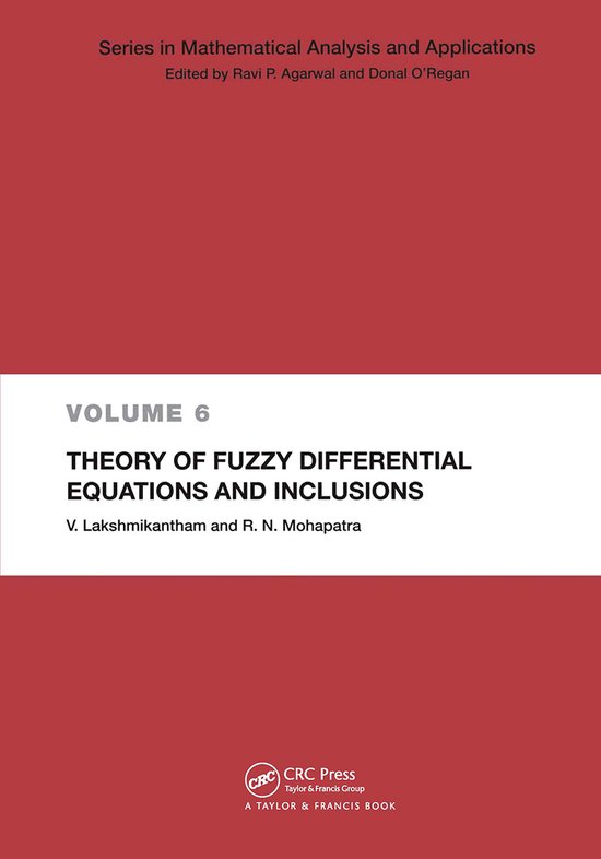 Theory of Fuzzy Differential Equations and Inclusions | 9780415300735 ...