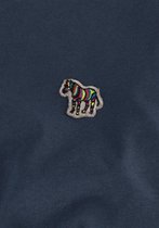 Paul Smith Mens Slim Fit Ss Tshirt Zebra Badge Polo's & T-shirts Heren - Polo shirt - Blauw - Maat S