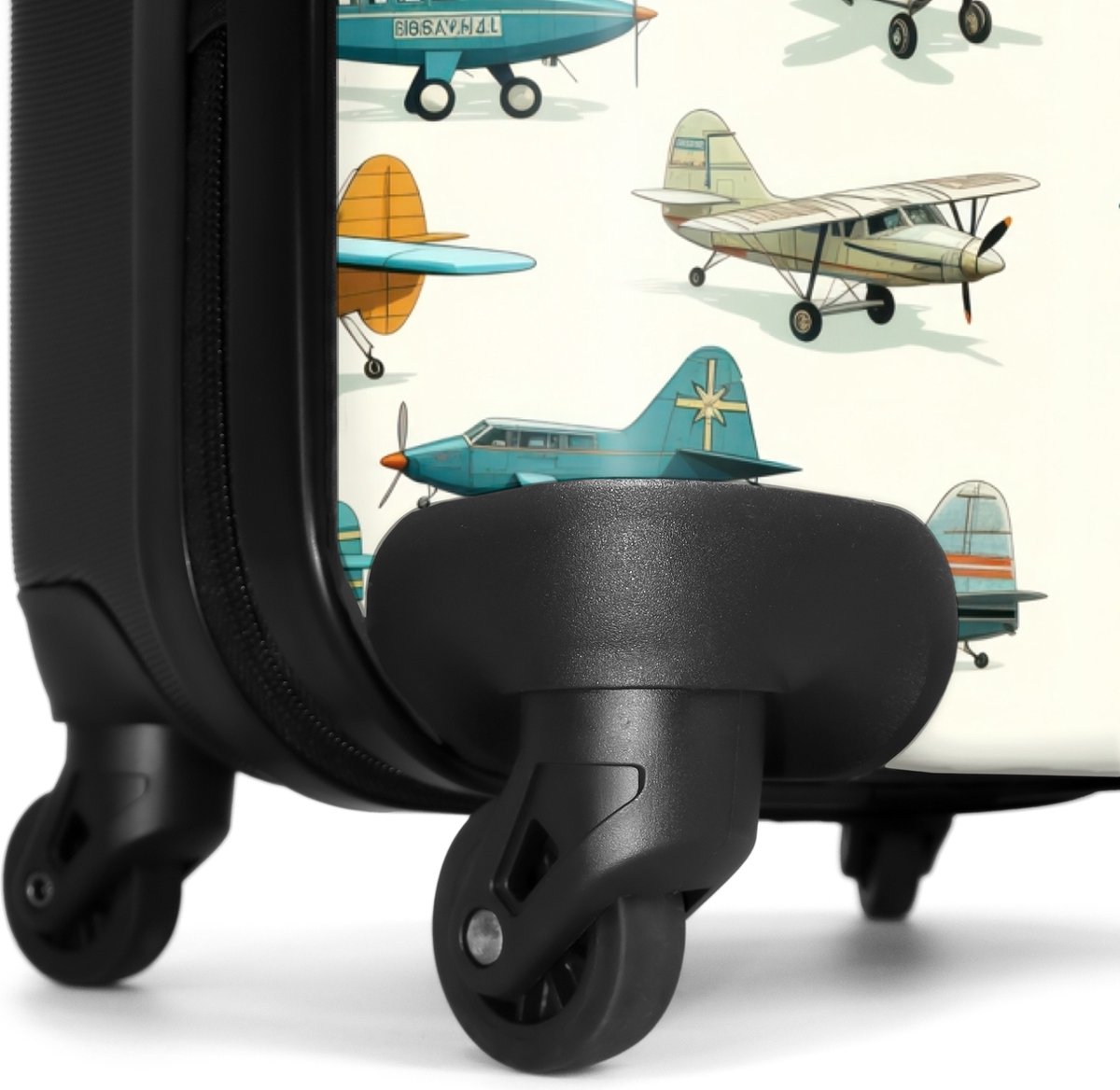 NoBoringSuitcases.com - Kinderkoffer - Past binnen 55x40x20 cm en 55x35x25 cm - Kleine handbagage kinderkoffertjes - Reisbagage & Reisaccessoires - Trolley op wieltjes - Reiskoffer met wielen - Rolkoffer - Kindertrolley jongen - Koffer kinderen – foto 6