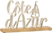 J-Line decoratie Cote D'azur - aluminium - zilver