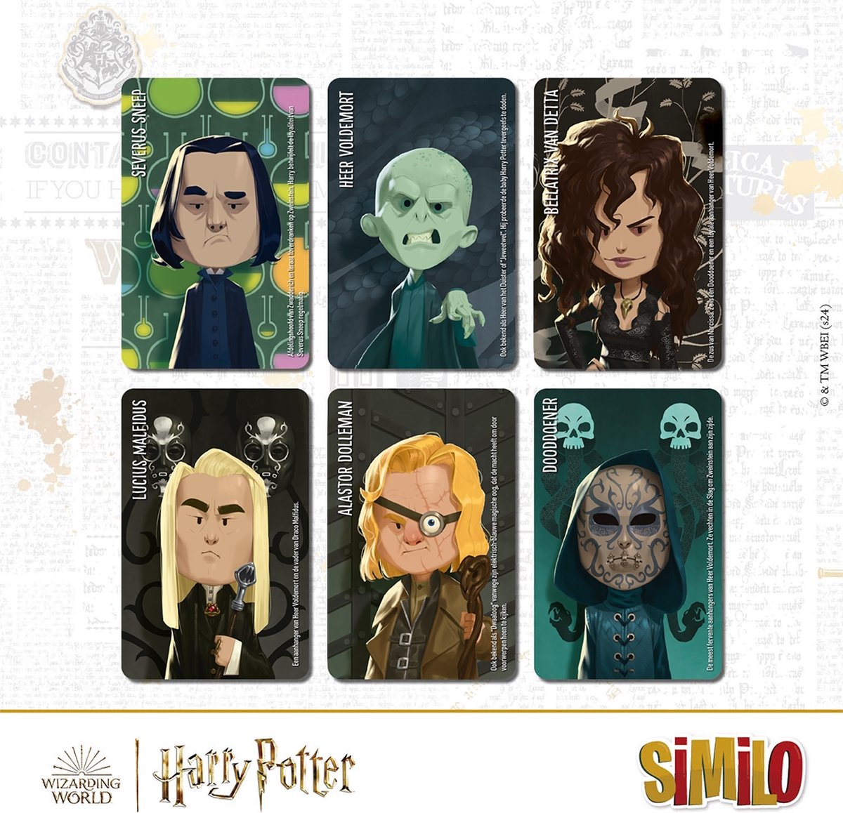 999 Games - Similo: Harry Potter - Kaartspel - Coöperatief kaartspel - Klein cadeautje — afbeelding 3