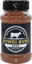 Rowei Specerijen - Beef Rub - Kruiden - Strooibus 300 gram - Kruiden voor vlees - BBQ kruiden - Rundvleeskruiden - Beef kruiden - kruiden voor rundvlees - Barbecue kruiden
