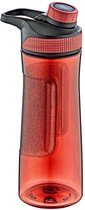 B-HomeWaterfles / drinkfles / sportfles Aquamania - rood - 530 ml - kunststof - bpa vrij - lekvrij - Stijlvolle fles