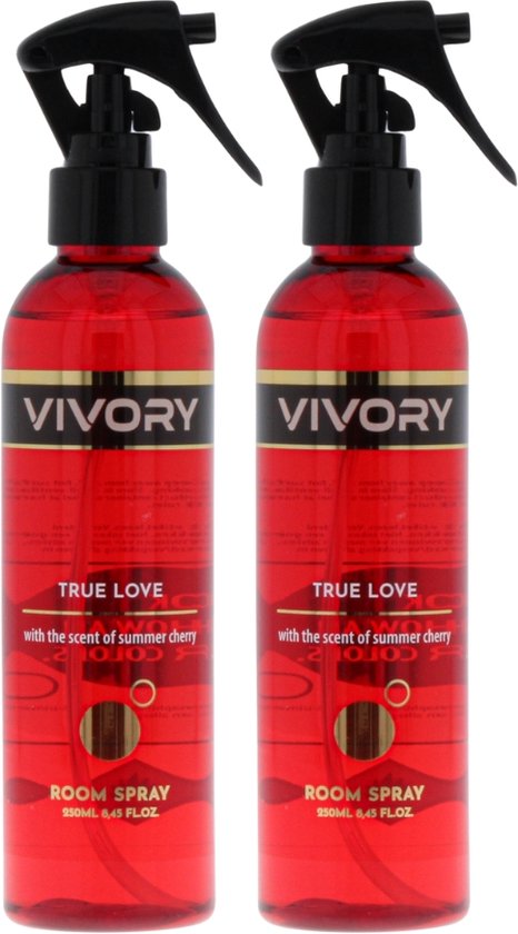 Vivory Roomspray True Love - 2 stuks voordeel aanbieding