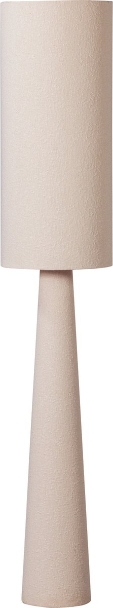 WOOOD Loft Vloerlamp - Metaal/Bouclé - Naturel - 187xØ35 cm