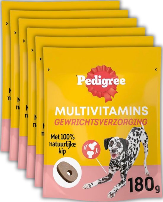 Pedigree Supplementen Hond - Multivitamines Gewrichten - 6x180g
