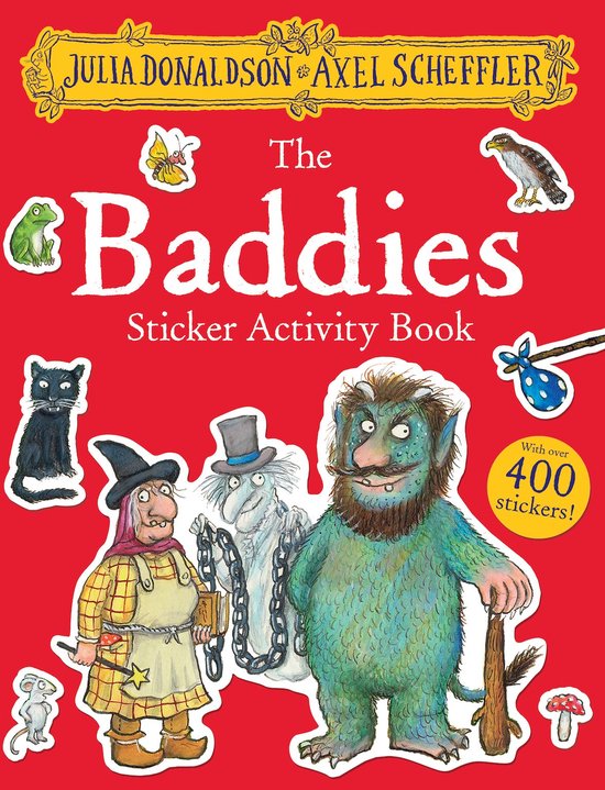 The Baddies Sticker Activity Book - cover