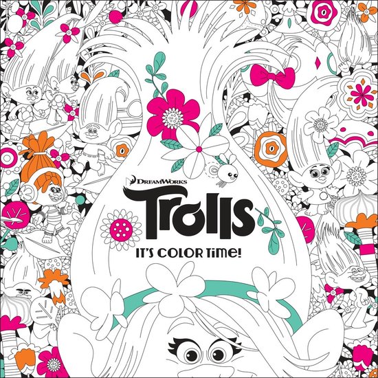 Dreamworks Trolls Coloring Book, Random House | 9781524701055 | Boeken | bol