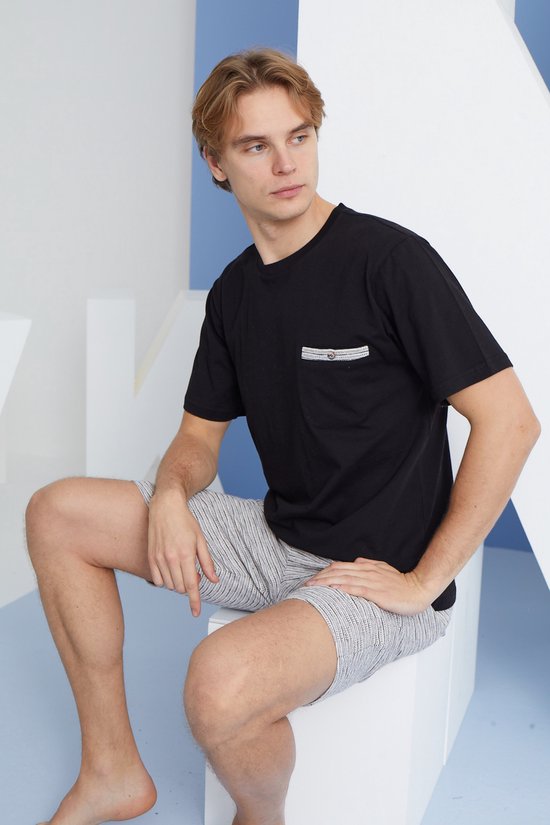 Heren T-Shirt & Shorts Set Osvaldo / maat L / 100% Katoen