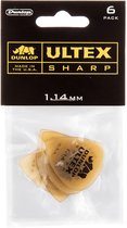 Jim Dunlop - Ultex Sharp - Plectrum - 1.14 mm - 6-pack
