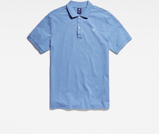 G-Star Raw Dunda Slim Polo S/s Polo's & T-shirts Heren - Polo shirt - Blauw - Maat S