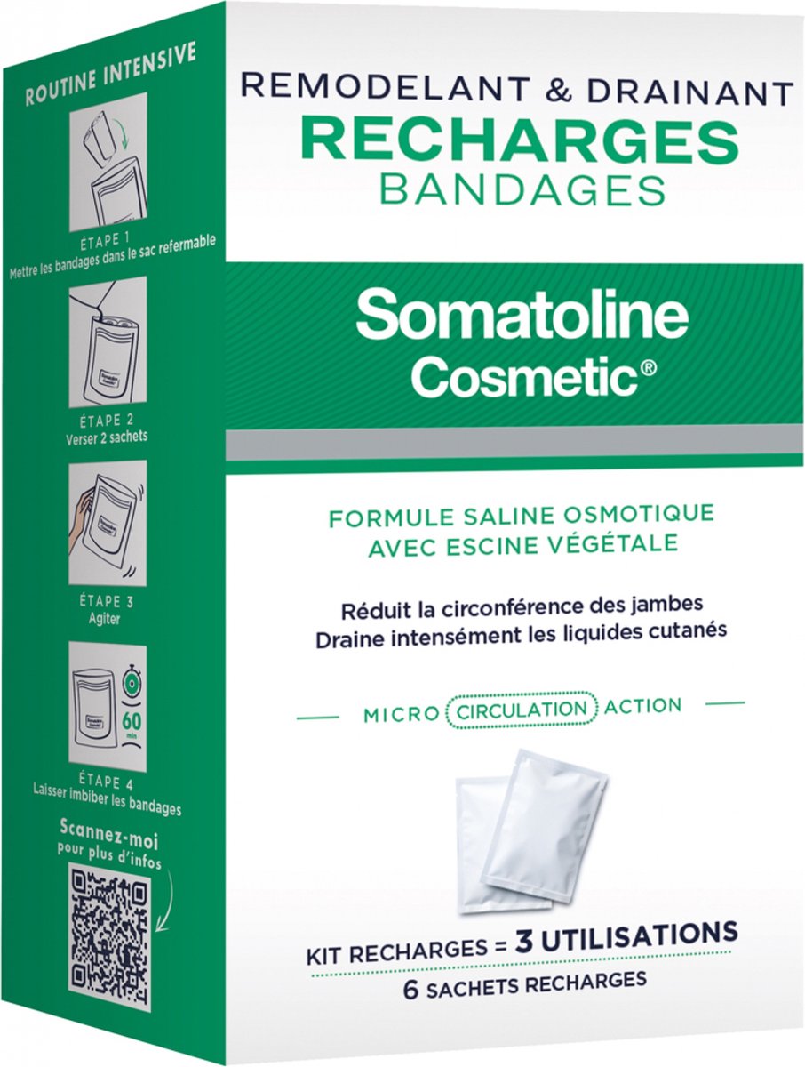 Goedkoopste Body Lotion Somatoline Verband Aftappen 6 Stuks Demper (6 uds