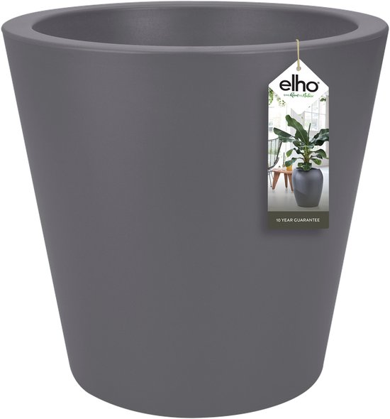 Elho Pure Soft Round Wheels 40cm Antraciet - De