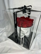 AG Luxurygifts long life rozen box - flower box - Moederdag cadeau - Valentijnsdag cadeau - luxe cadeau - rozen - bloemen box - luxe - glazen box