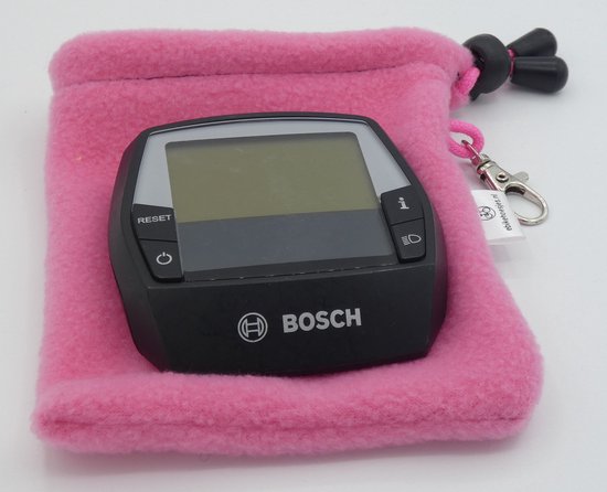 Bosch ebike display hoesje displayhoesje intuvia - Fuchsia DLX - fleece