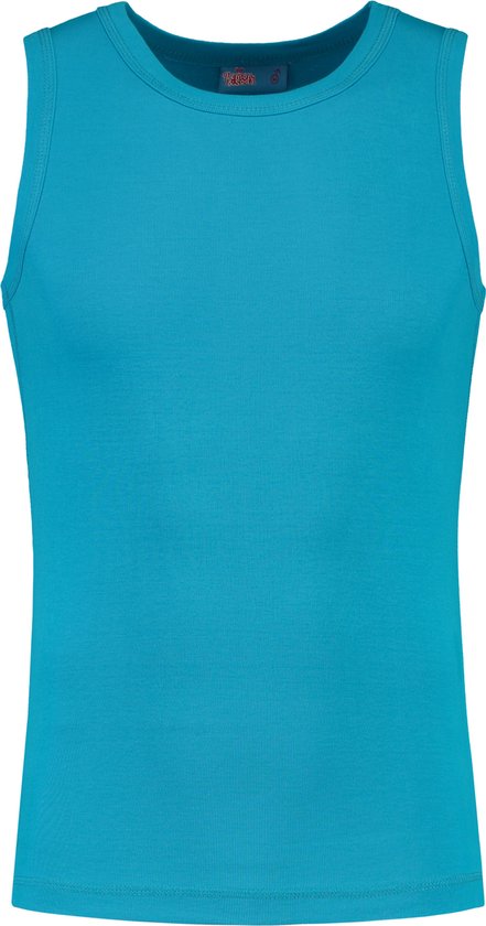 Lemon & Soda rib Tanktop voor heren in de maat L en de kleur turquoise.