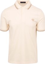 Fred Perry - Polo M3600 Off White V17 - Slim-fit - Heren Poloshirt Maat M