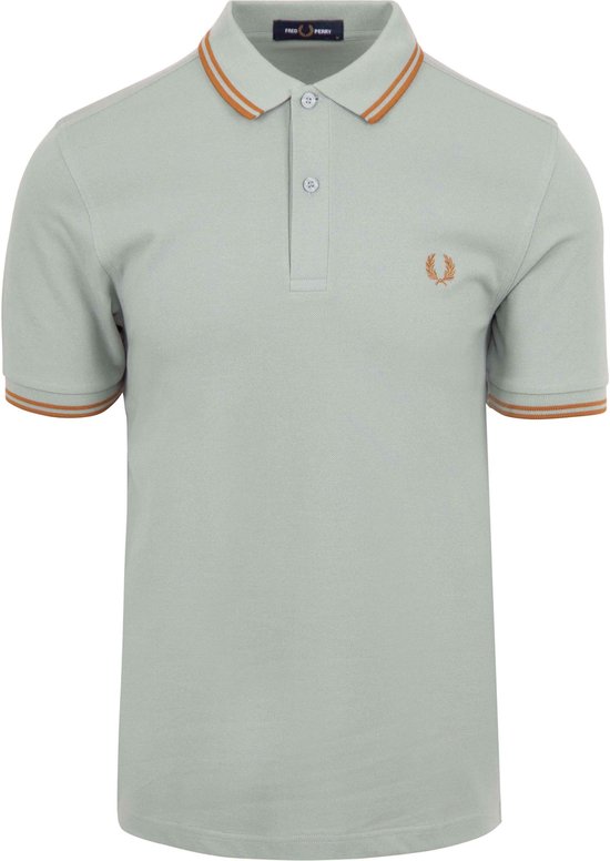 Fred Perry - Polo M3600 Lichtblauw V22 - Slim-fit - Heren Poloshirt Maat XXL