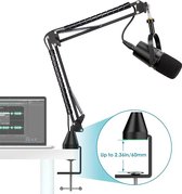 professional microphone arm - QuadCast Boom Arm Stand / microfoonhouder, microphone arm standard adjustable microphone stand - Microfoonstandaard