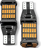 XEOD Lampen set – T15 LED – WY16W - Oranje licht canbus – Richtingaanwijzer - Verlichting - USA Lights - 2 stuks