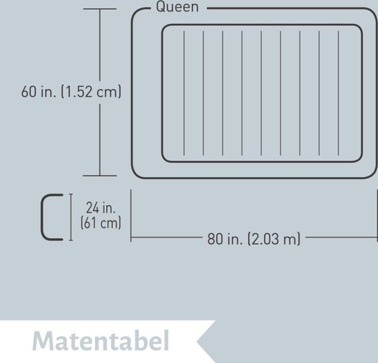Bestway luchtbed - 2-Persoons - 152 x 203 x 61 cm - Grijs/Blauw - Inclusief pomp - Reparatieset van Bestway — afbeelding 3