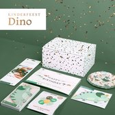 Balune Kinderfeest Pakket Dino (49 delig) - Verjaardag Decoratie Versiering Feestje Slingers Bordjes Bekers Servetten