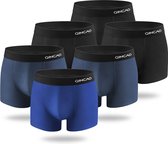 Boxershorts Heren - Qincao Elegant Mix - Maat L - Multipack (6) - Premium Heren Onderbroeken