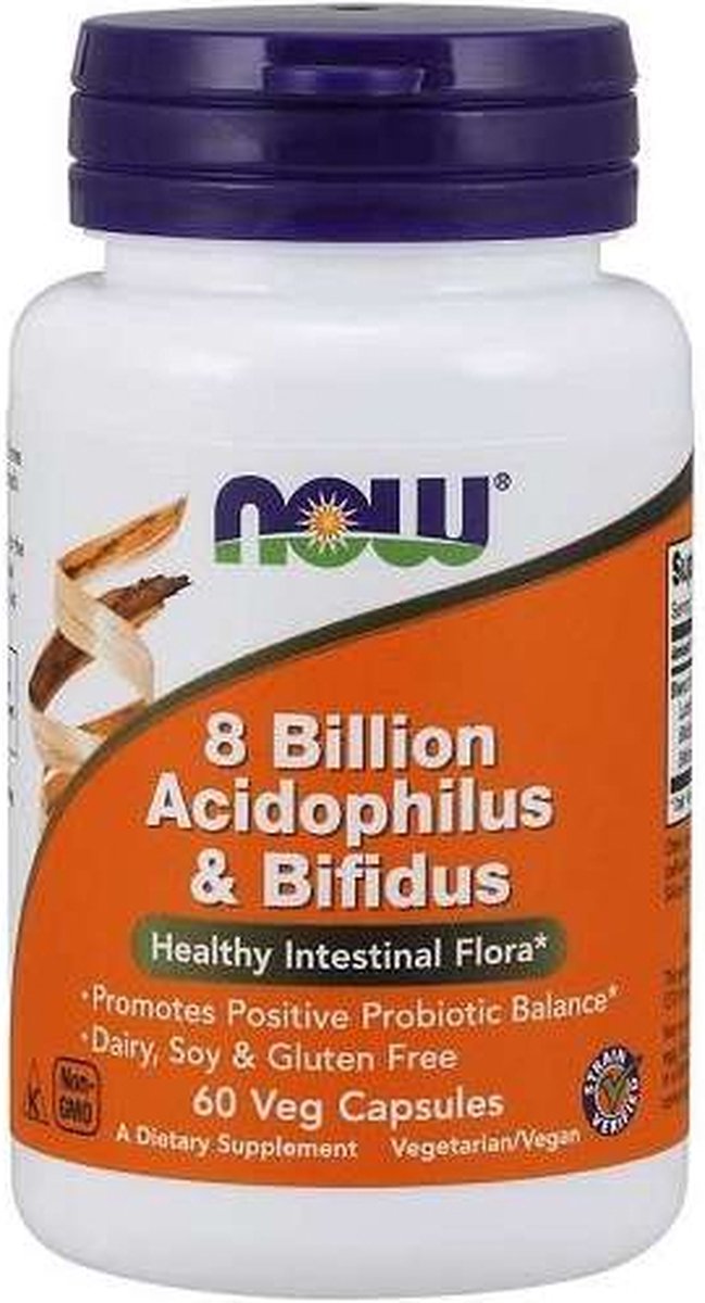 Goedkoopste 8 Billion Acidophilus en Bifidus-60 veggie caps